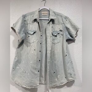 Magnolia Pearl Sanforized Denim Botton Down